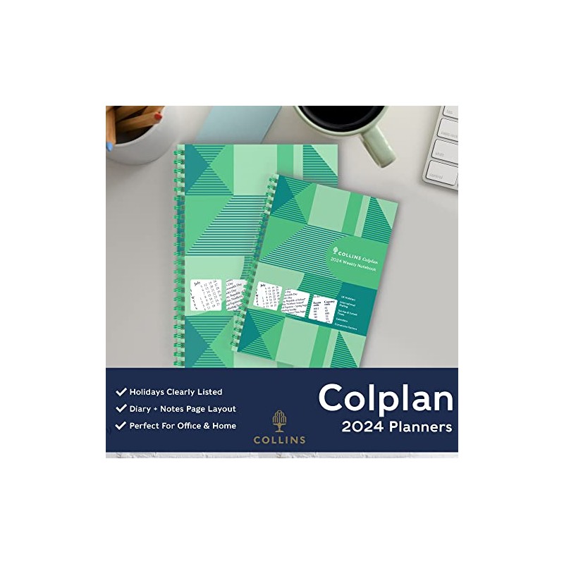 Collins Debden Collins Colplan 2024 Diary A5 Weekly Notebook -