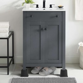 Heavy Duty Furniture Risers, 4Pcs Adjustable Table Riser Wide Feet Lift Stands with Wider Base for Desks Couches, 7.4 x 3.5inch