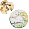 Seasta Sealing Stamp Head (Head Only) Summer Island 2 25mm