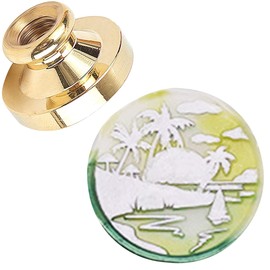 Seasta Sealing Stamp Head (Head Only) Summer Island 2 25mm