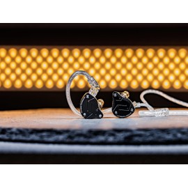 Gaming Earbuds IEM Headphone,KZ ZS10 PRO in Ear Monitor IEM Headphone,4BA+1 DD Bass Professional Earphone with Detachable Cable for Musicial System (ZS10PRO-Black, No Microphone)……