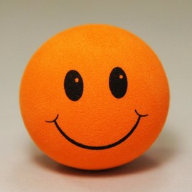 Antenna Ball Happy Face Happy Face Smile/antennatopper/Orange/Orange/