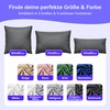 Wolkenfeld Cushion cover 40 x 80 cm, grey anthracite -