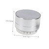 Operitacx Speaker Mini Speaker Smartphone Speaker Wireless Phone Speaker Silver
