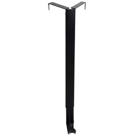 Haute Decor Adapt Adjustable Wreath Hanger, Top & Length Adjustable Version, Matte Black