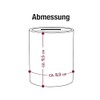 Personalisierte Spardose zur Kommuion, Konfirmation,Firmung oder Jugendweihe, Pusteblumen-Design, Keramik, mit