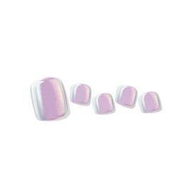 Shop Gel Mirror Pale Violet Sticky Gel Pedi 22pcs / 샵젤 미러 페일 바이올렛 붙이는 젤 페디 22pcs
