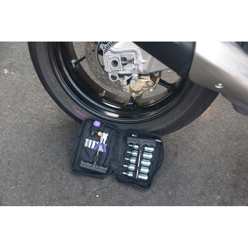 V1 Motor CO2 Motorcycle, ATV, UTV Flat Repair Kit Tubeless