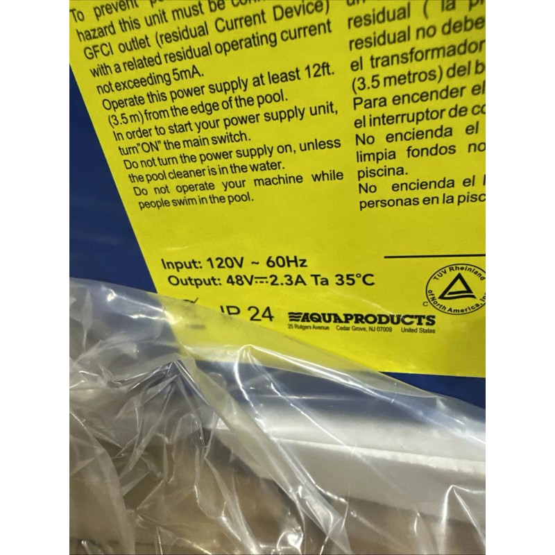 AQUA PRODUCTS AQUABOT ROVER JR POWER SUPPLY SP12023048 7176DC OEM