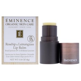 Rosehip and Lemongrass Lip Balm SPF 15 by Eminence for Unisex - 0.14 oz Lip Balm                                                                      