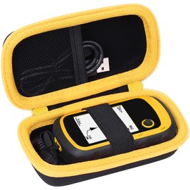 Hard Carrying Case Replacement for Garmin eTrex 20/20x/30x/22x/32x Handheld GPS by Aenllosi (Yellow Zipper)