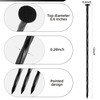 POSEOFFR 12 Inch Heavy Duty Landscape Stakes, 15 Pack Metal