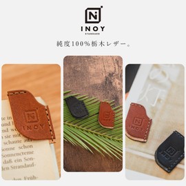 INOY STANDARD Bookmark Clip, Tochigi Leather, Fashionable, Made in Japan, Bookmark, SDGs, Bookmark, Bookmark, Bookmark, Bookmark, Bookmark, Bookmark, Bookmark, Bookmark, Bookmark, Bookmark, Bookmark,