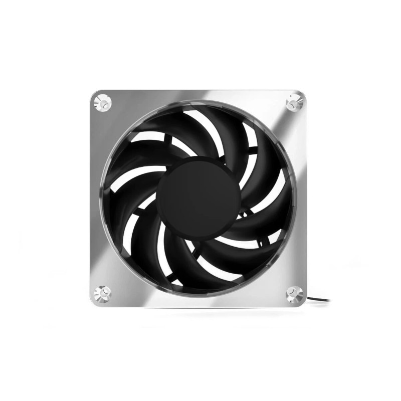 Alphacool Apex Stealth Metal Power Fan, 3000 RPM, Chrome