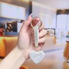 VNEIRSHAH Heart glitter keychain glitter key chains women Key Chain