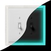 Glow in the Dark Light Switch Frame, 2 Toggle, Luminous