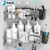 2 pack Stainless Steel Corner Shower Shelf for Bathroom –