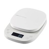 Elecom HCS-KS03WH Kitchen Scale with Timer, Maximum 4.4 lbs (2