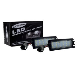 letronix SMD LED Number Plate Lighting Module with E-Certification Mark Compatible with: i30 i30 N i30N Type PD also Fastback Only Facelift from 2021