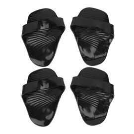 2 Pairs Silicone Lifting Grip Pads for Weightlifting Workout Sweaty Hands Hand Palm Protector Anti Slip Lifting Grip Pads Black