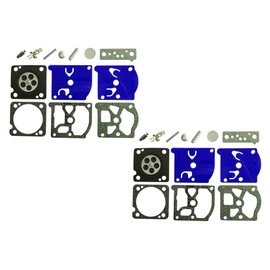 C·T·S Carburetor Repair/Rebuild Kit Replaces Walbro K1-at for Husqvarna 550XP 550XPG 455 455E 545 Walbro at-1 Carburetor(Pack of 2)