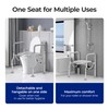 T1 Toilet Seat Riser for Seniors, Raised Toilet Seat with