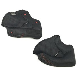 BELL Eliminator Virus Cheek Pads Street Motorcycle Helmet Accessories - Black / 20MM XL/XXL/XXXL