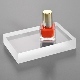 Zeigis® Acrylic Block 70 x 105 x 20 mm Transparent with All-Round Satin Side Edges / Acrylic Glass