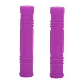 Protectores de silicona para lápices masticables - Mordedor sensorial ecológico para bebés y niños - Seguro y no tóxico, mejora la concentración y la comodidad - Ideal para autismo y fijación oral - Paquete de 2 colores surtidos