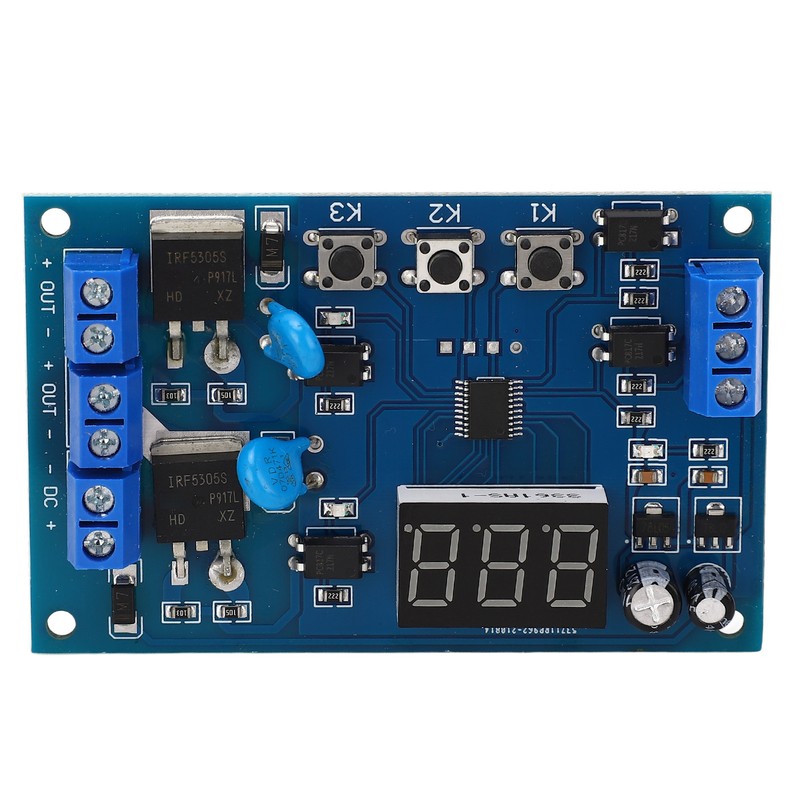 Programmable Delay Relay Module Dual Way Control Reverse Connection Protection