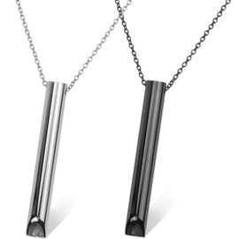 EXQUIMA 2PCS Anxiety Relief Necklace for Men Women, Stress Relief Necklaces, Mindfulness Breathing Necklace, for Stress Anxiety Relief, Breathing Exercises, Meditation