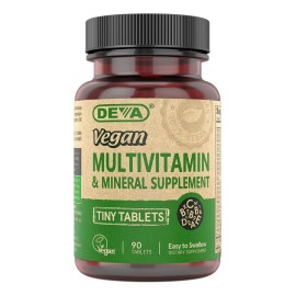 Multivitaminico Deva Completo Minerales Vegano 90 Tabletas Sabor Sin Sabor