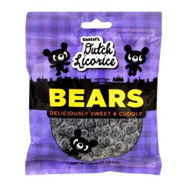Licorice Bears 5.2oz Licorice Pieces by Gustaf`s