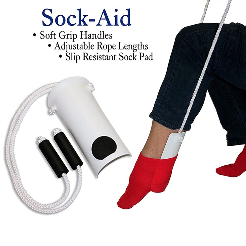 Sock Aids for Putting Socks On and Off for Men