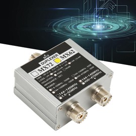 Beufee Coax Diplexer, Video Signal Coaxial DC Block Coax Cable Splitter UHF VHF TV Antenna Combiner 2 Way Splitter Combiner