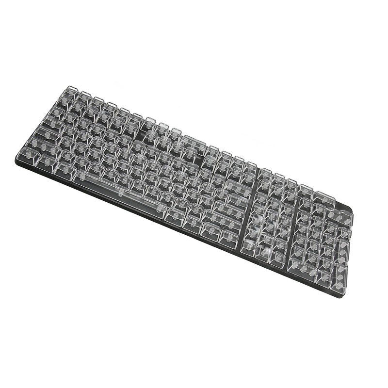 Keycap Set 132 Keys High Transparent PC CBSA Heigh Matte