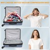 ONTYZZ Two Pack Grey TPU Vacuum Bag for Travel Reusable