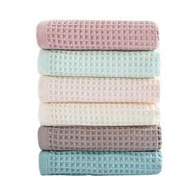 100% Cotton Kitchen Towels Set,Waffle Weave Kitchen Dish Cloth,Super Absorbent Kitchen Dish Towels for Drying Dishes 13.4x13.4 Inches Dish Rags for Washing Dishes 6 Pack Mixed Color,Hand Towels