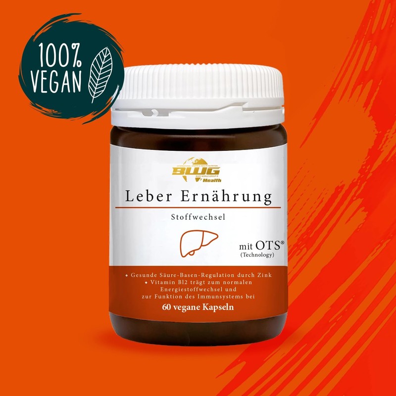 BWG HEALTH Leber Ernährung, 60 hochdosierte Kapseln