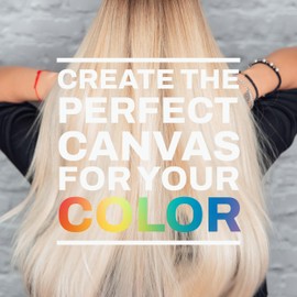 Keracolor Keracanvas Hair Bleach Kit, Complete Hair Lightening & Toning System, Lifts Up to 8 Levels, Neutralizes Brassiness