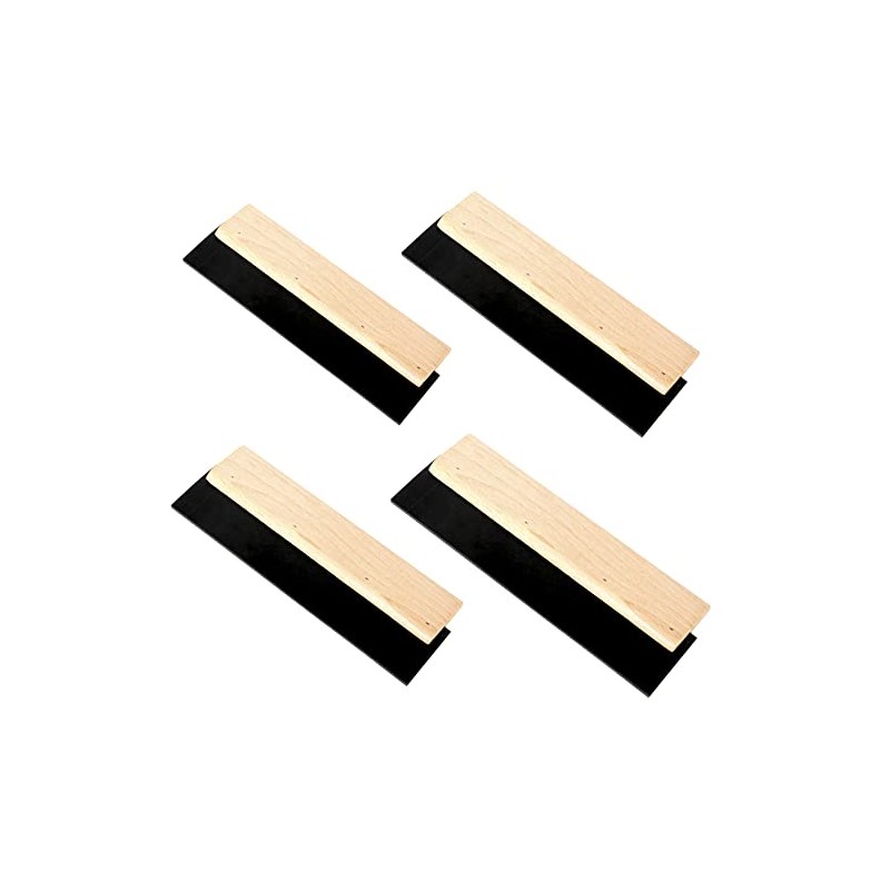 Toolty 4 Pcs 150 200 250 300mm Wooden Handle Tile