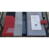 BLUESKY PRO NOTES Notebook Planner Red Faux Leather 8 1/2"