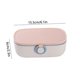 Portable Sewing Kit with Storage Box, Basic Sewing Accessories for Home, Perfect Sewing Case for Beginners Travel and Emergency Use (Light Green)