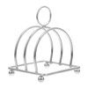 SHINEOFI Toast Display Rack Stainless Steel Bread Stand Space Saving