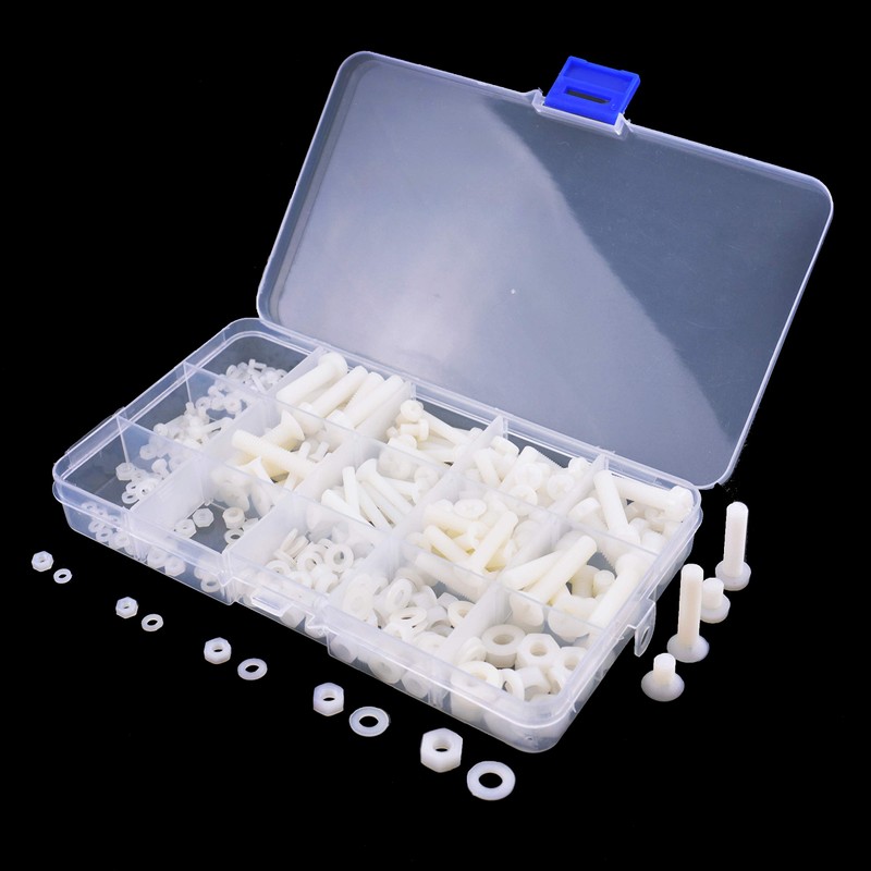 FPVDrone M2 M2.5 M3 M4 M5 M6 Nylon Screws Nuts