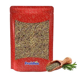Dired Rosemary Leaves, Cut and Sifted, Natural Dried, Non-GMO, Freshly Packaged in Resealable Bag (8 Ounce Bag)