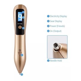 Lcd Ion Láser Tatuaje Pluma Recargable Topo Máquina De Elimi