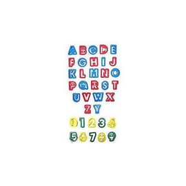 Apollo Child Friendly Plastic Alphabet and Number Pastry Cutters