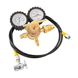 LTIENBST 4000Psi Nitrogen Regulator Kit Nitrogen Shock Fill Tool Compatible with Shock with Schrader Valve Off-road Bike, ATV, UTV,Motor,Kawasaki,Yamaha