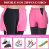 3D Protective Padded Shorts, Kids Zipper Tailbone Protector, Butt and